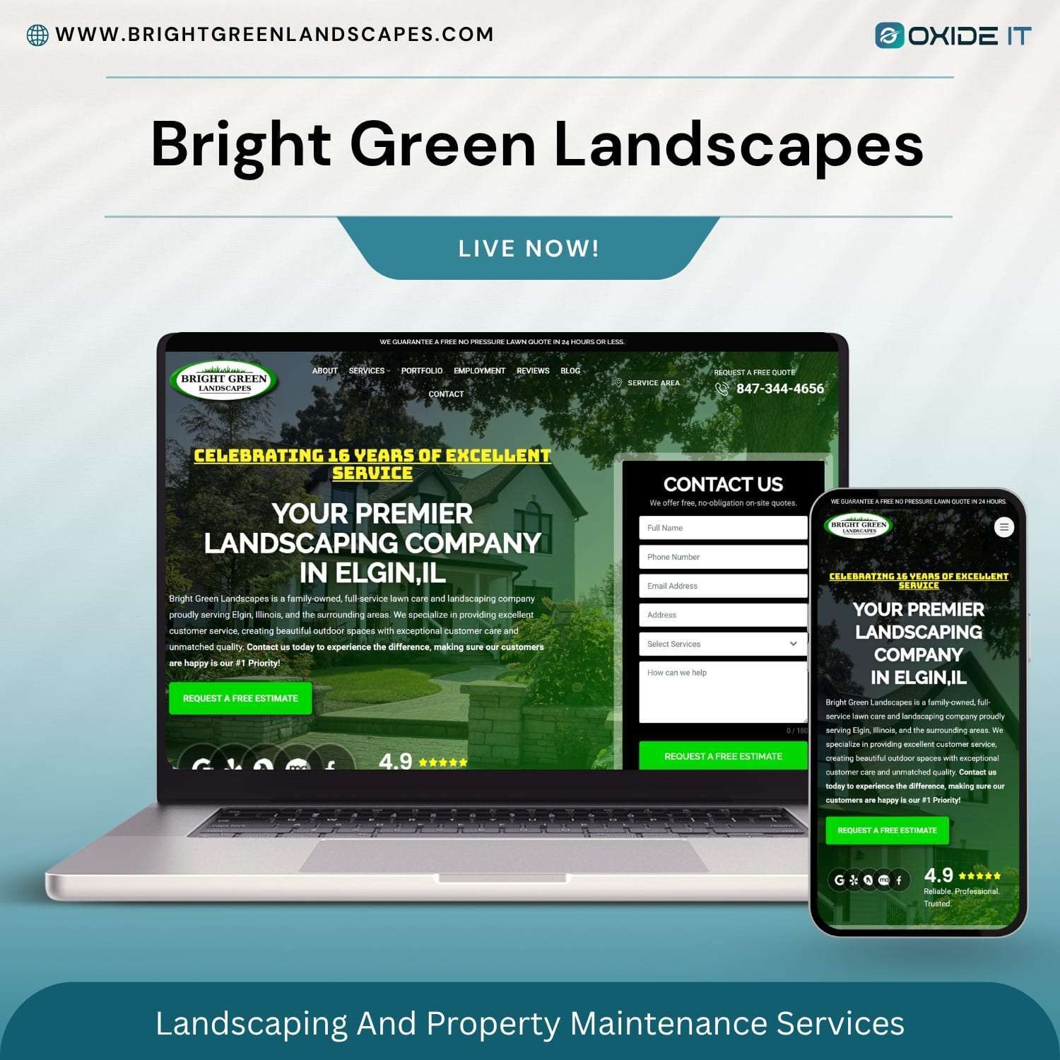 Bright Green Landscapes