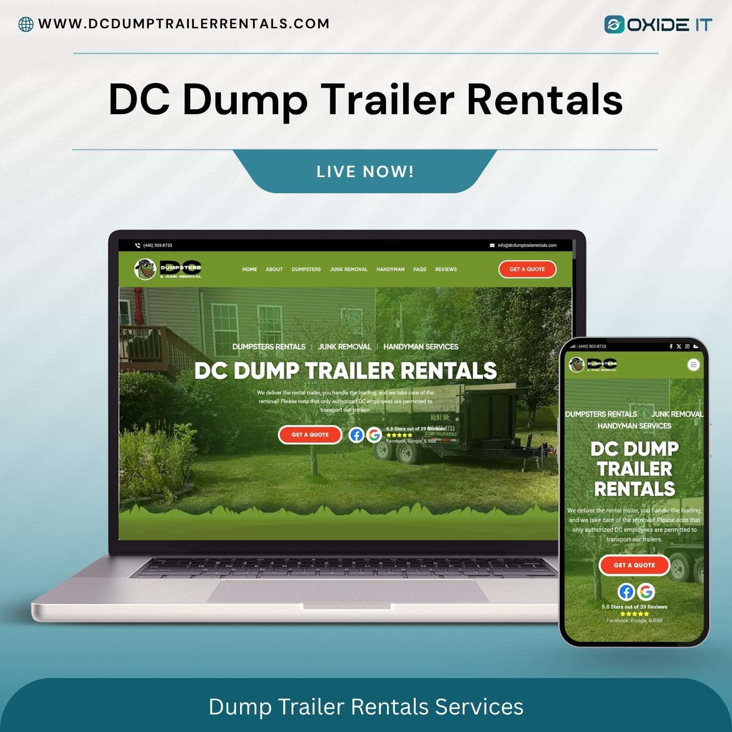 DC Dump Trailer Rentals